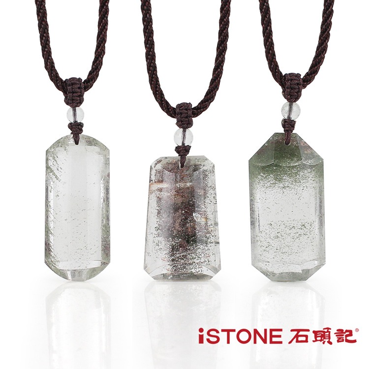 石頭記 水晶項鍊-綠幽靈水晶-浮生若夢 任選◉20D012